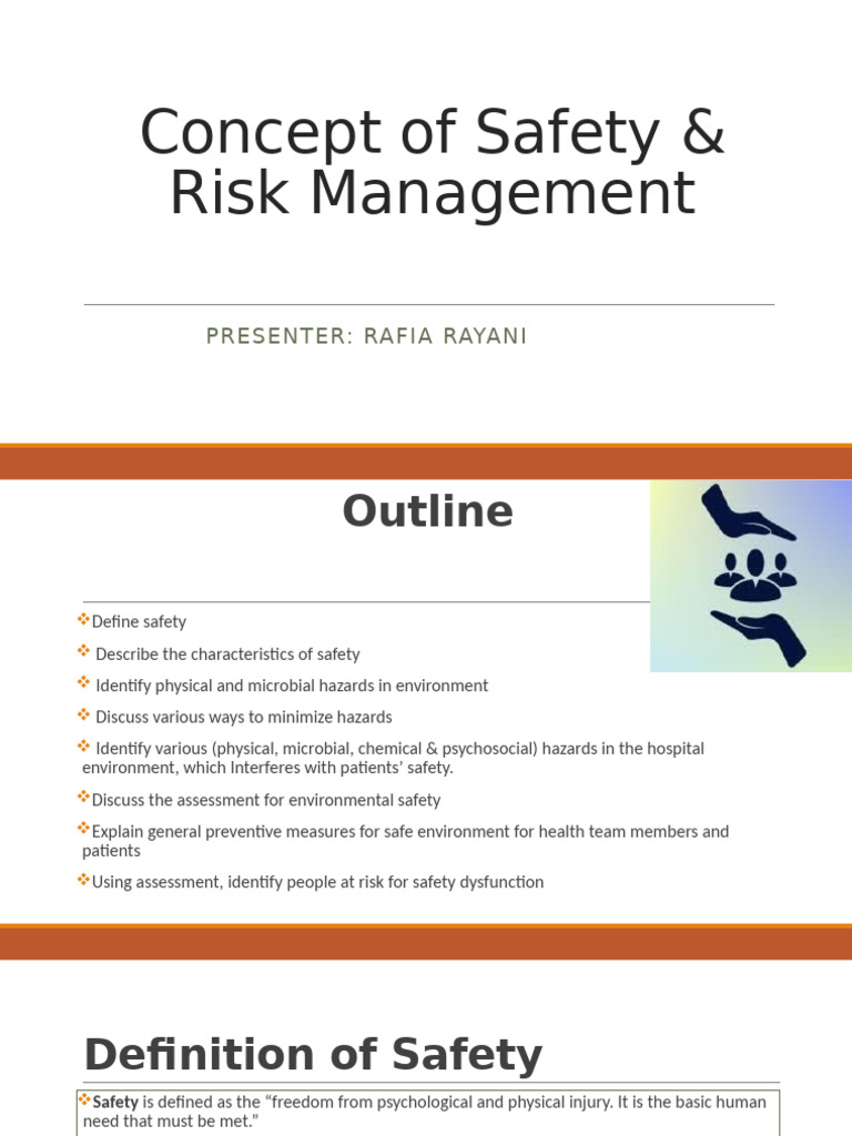 Safety and Risk Management in Healthcare | PDF | Hazards | Safety