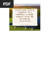 Step-by-Step Solar Panel Installation Guide | PDF | Solar Power ...