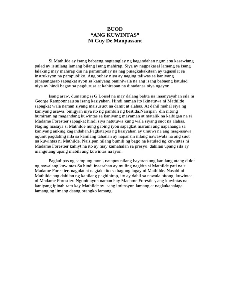 BUOD | PDF