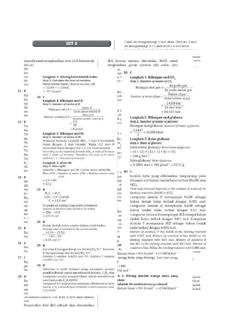 Jawapan k1 Set 2 | PDF