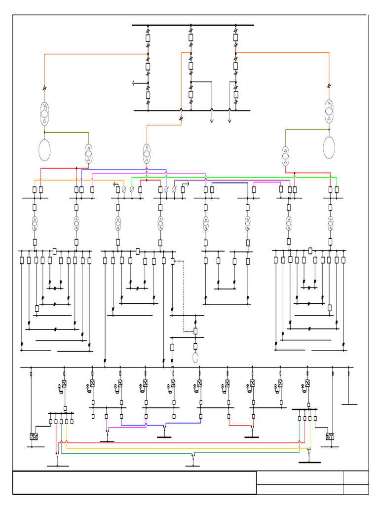 Single Line Diagram of Power System | PDF | Chemical Engineering ...