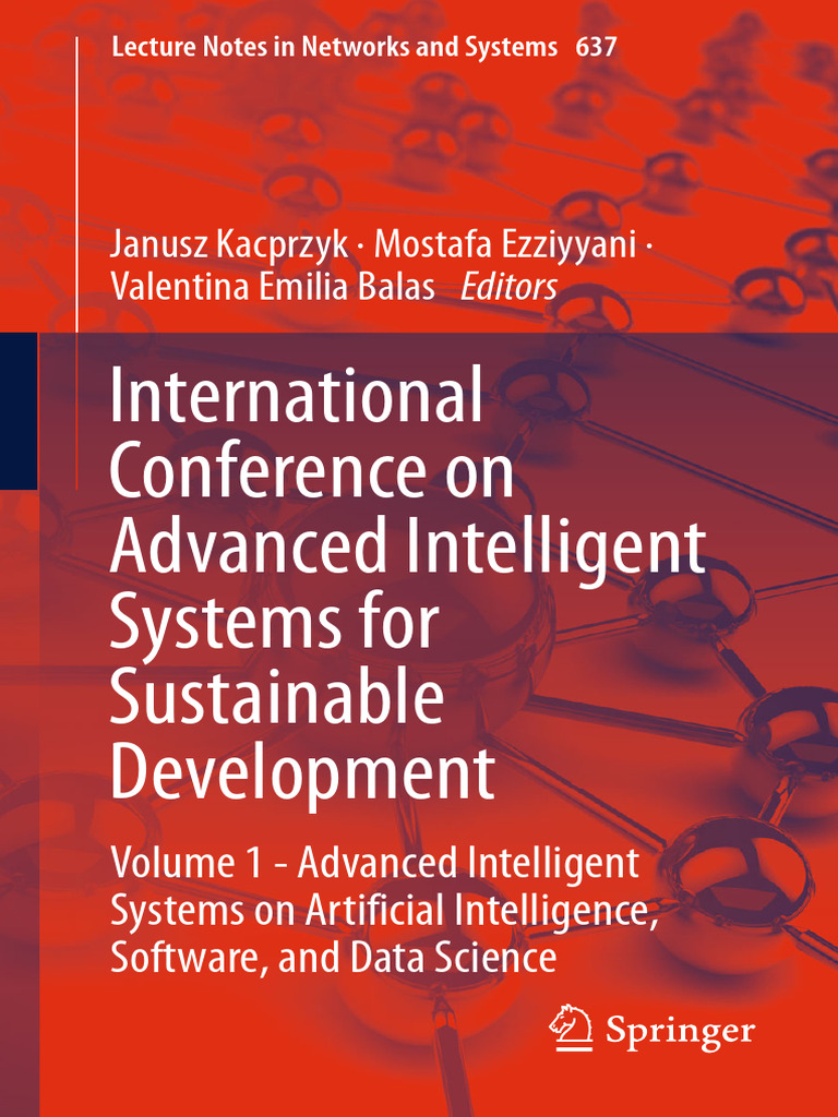 Advanced Intelligent Systems Conference | PDF | Sustainability