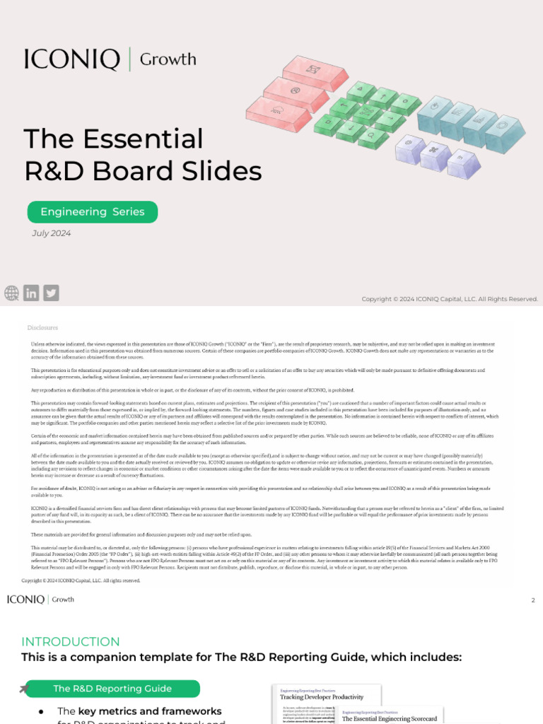 R&D Growth Benchmarks Guide | PDF | Performance Indicator | Business