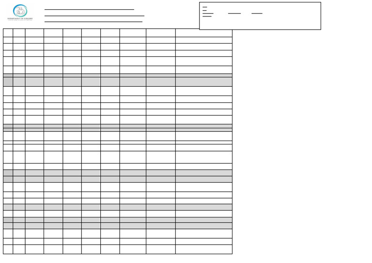 Final Surgical ROSTER DEC 2024 | PDF