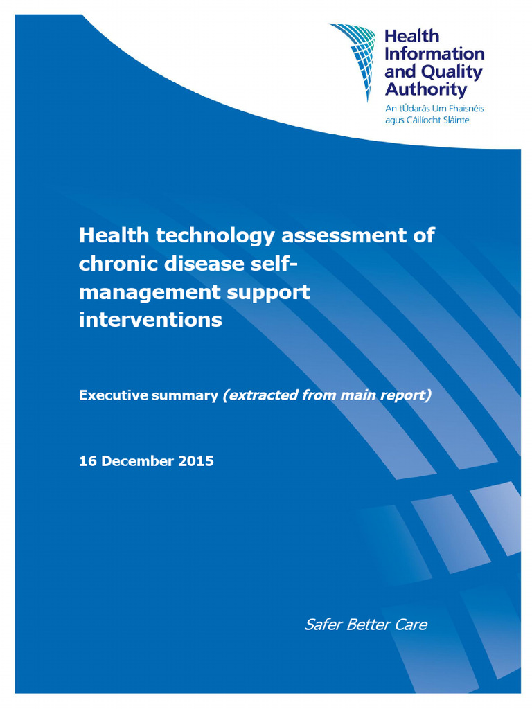 Chronic Disease Self-Management Assessment | PDF | Hypertension | Blood ...