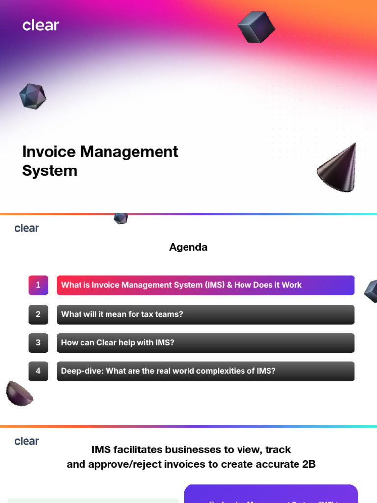 Understanding Invoice Management System (IMS) | PDF | Invoice