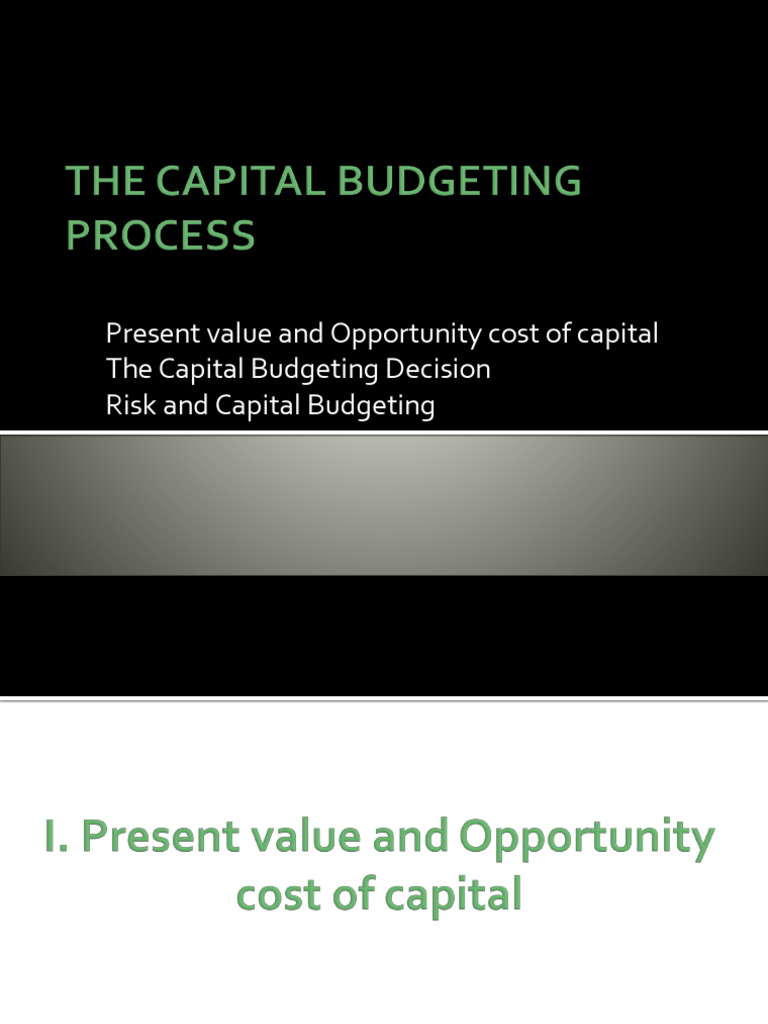 Capital Budgeting: NPV and Investment Analysis | PDF | Net Present ...