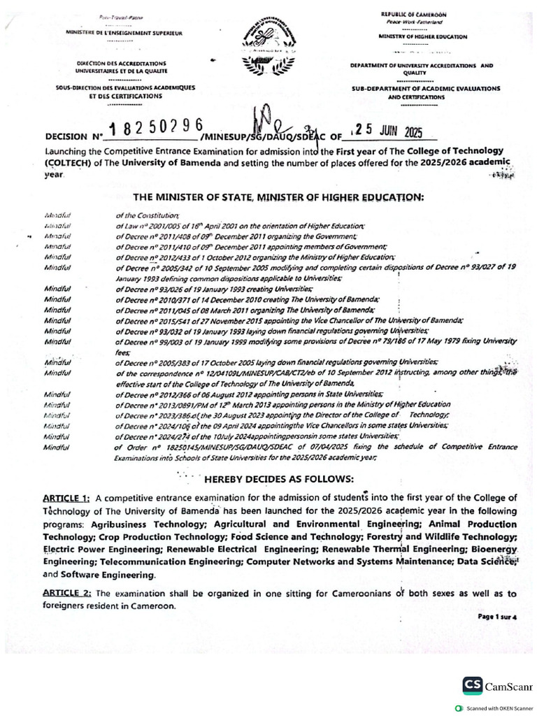 Coltech Entrance 2025-2026-2 | PDF