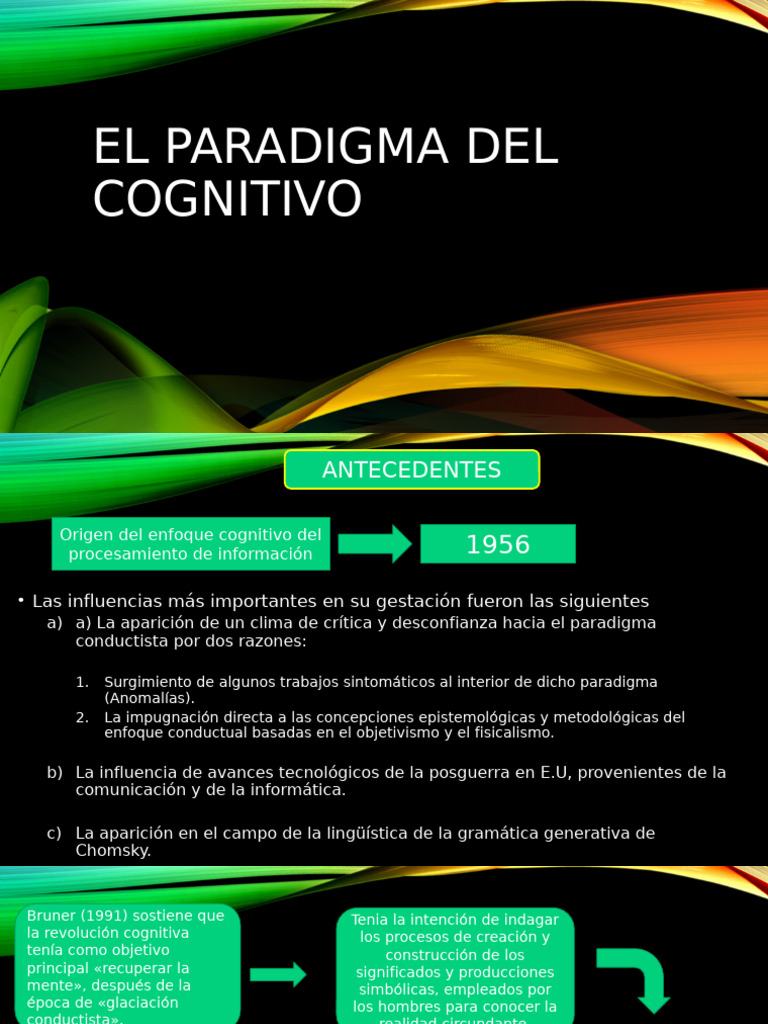 Orígenes y enfoques del paradigma cognitivo | PDF | Mente | Cognición