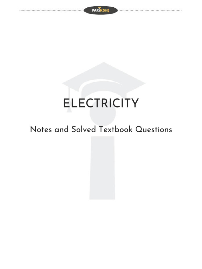 SP Electricity EM Notes | PDF | Series And Parallel Circuits | Voltage