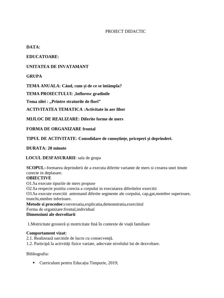 Infloresc Gradinile Diferite Forme de Mers | PDF
