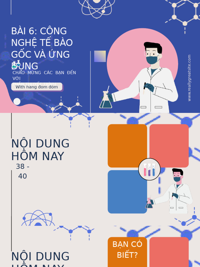 Science Class Presentation in Pink Blue Flat Graphic Style - 20241127 ...