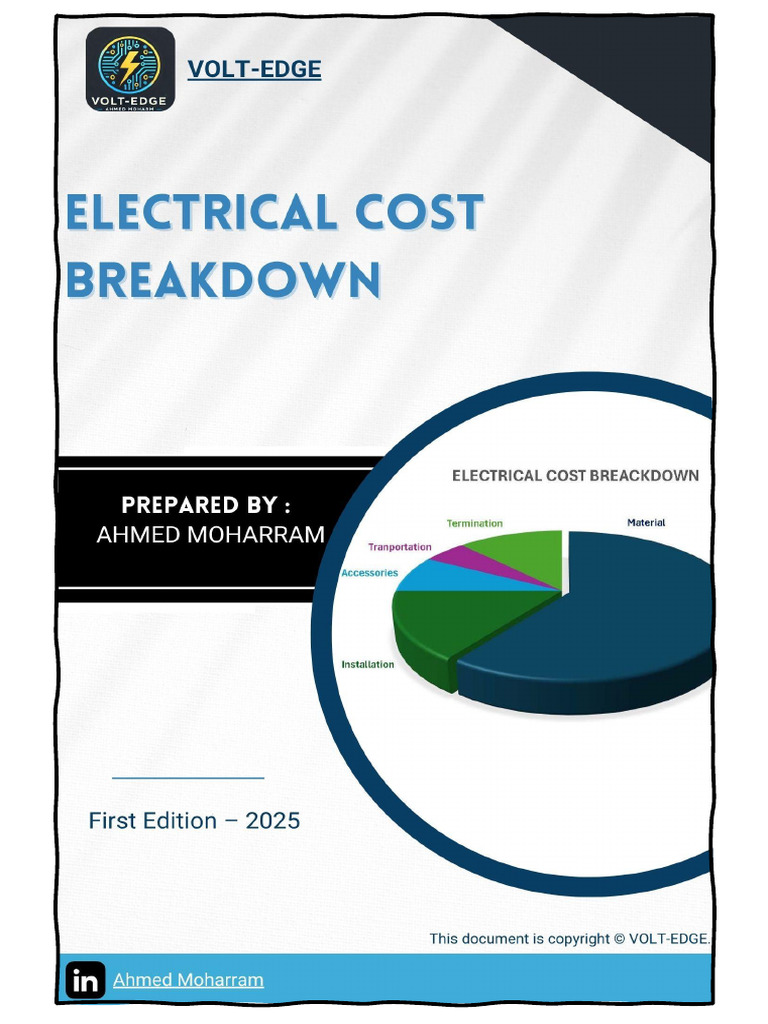 Electrical Cost Estimation Guide | PDF | Electrical Wiring | Transformer