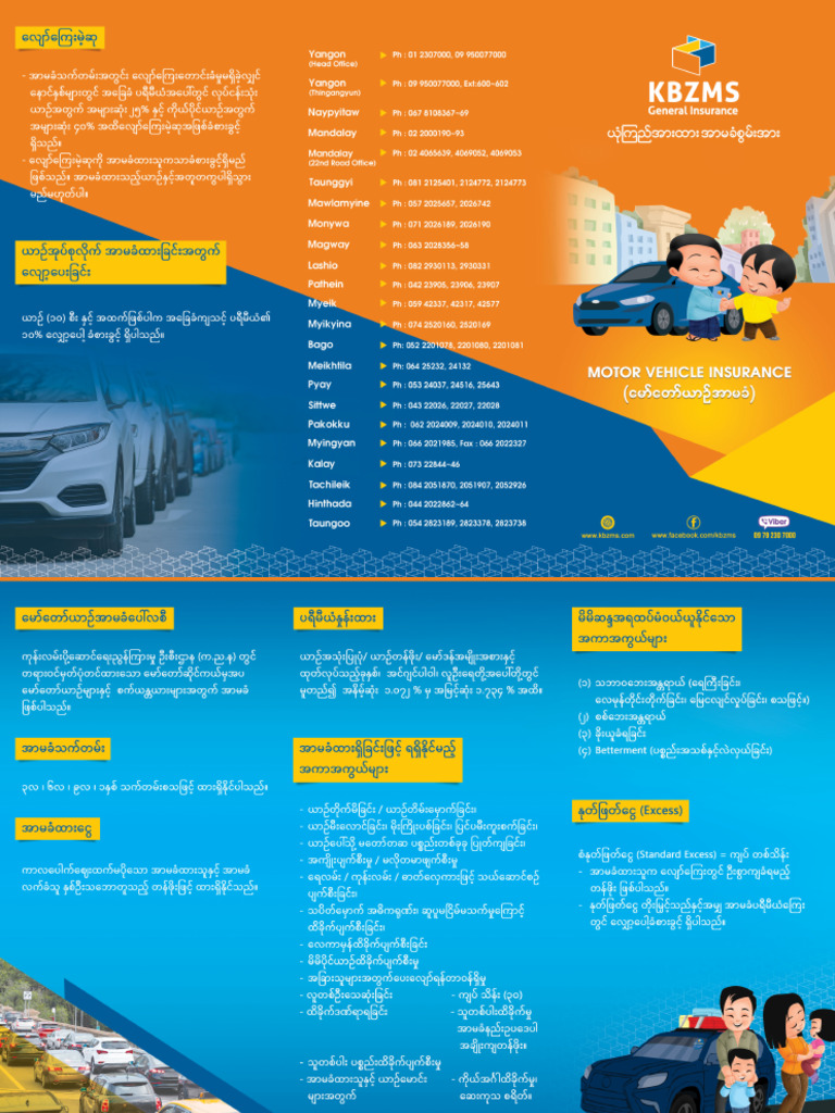 00 Motor Vehicle Insurance Brochure MM | PDF