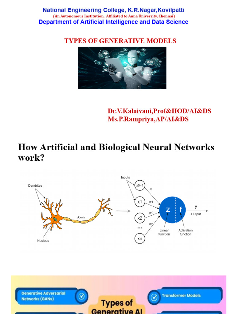 Types of Generative Models | PDF