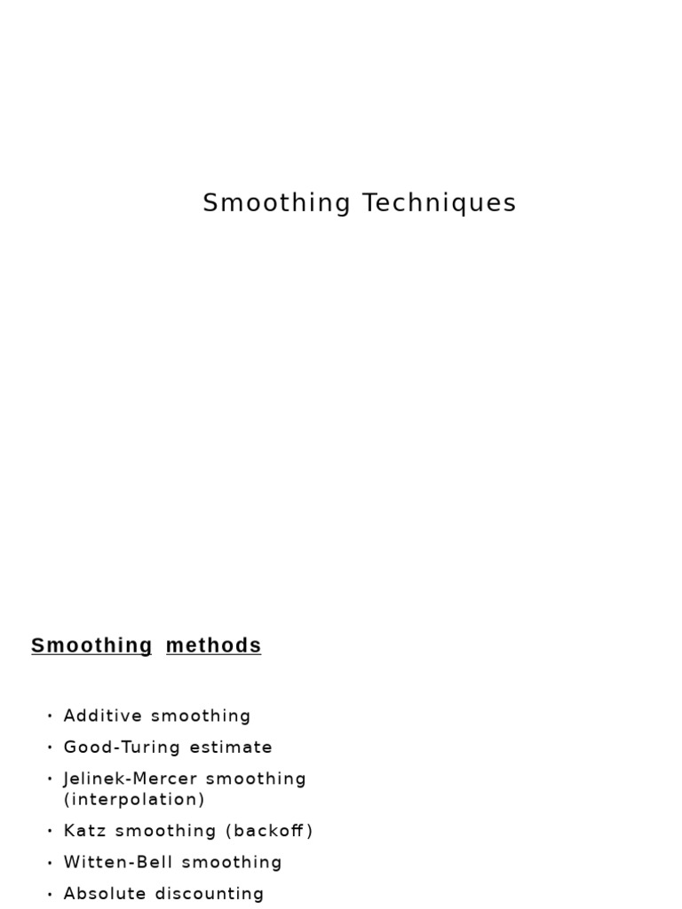 Jelinek-Mercer Smoothing in NLP | PDF | Algorithms | Mathematics