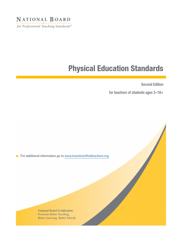 ECYA PE Standards | PDF
