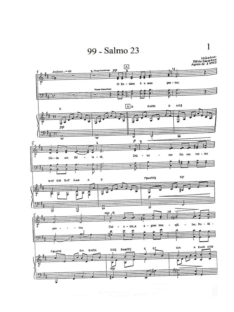 099 - Salmo 23 | PDF