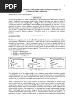 Estimation of Mode I and Mode Ii Fracture Toughness of Carbon/Epoxy Composite