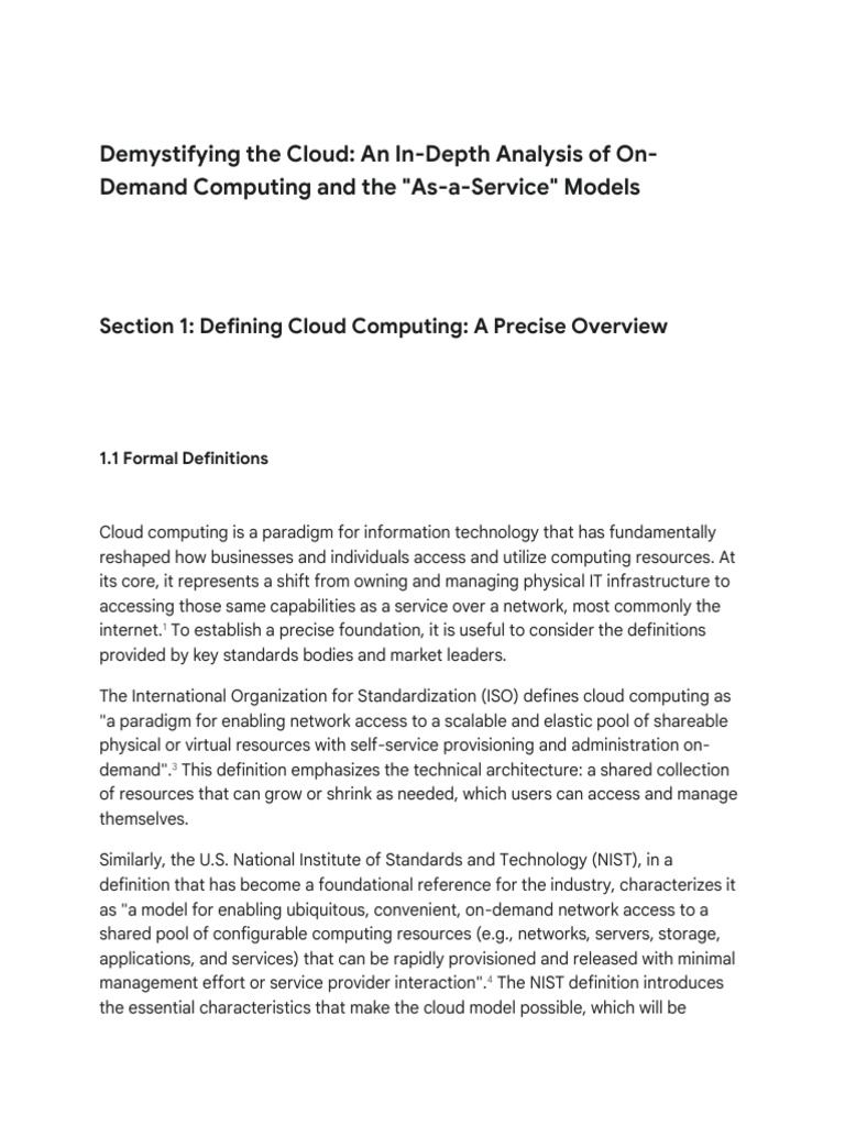 PaaS Architecture in Cloud Computing | PDF | Cloud Computing | Software ...