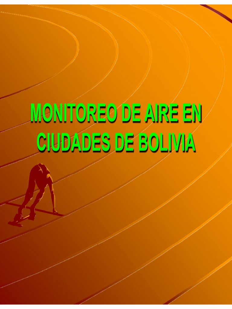 Monitoreo de Calidad del Aire en Bolivia | PDF | La contaminación del ...