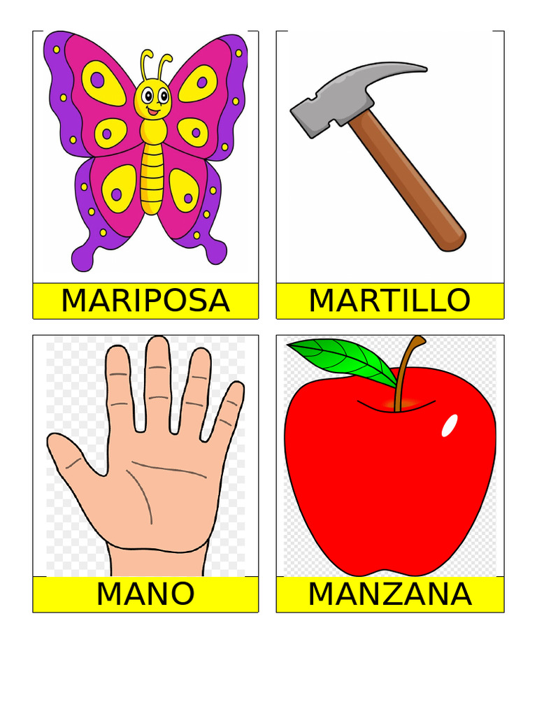 Palabras con M y P para Niños | PDF