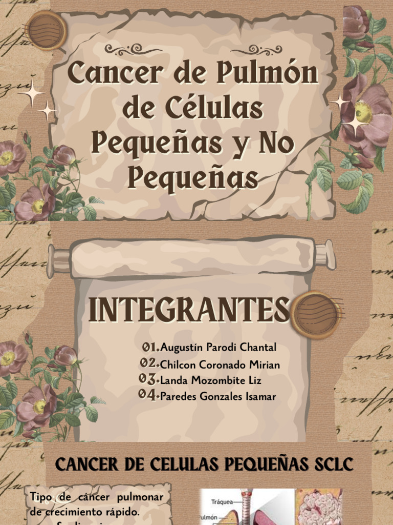 Exposicion de Cancer Pulmon | PDF | Cáncer de pulmón | Cáncer