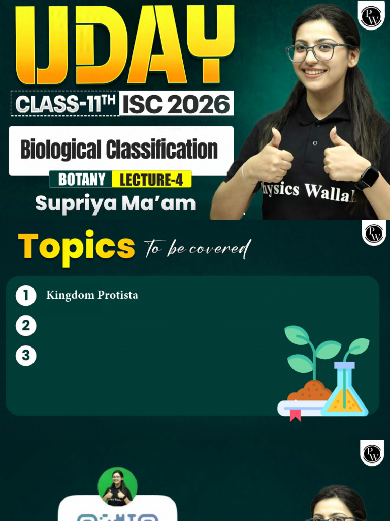 Biological Classification 04 - Class Notes - UDAY ISC 2026 (Class 11th ...