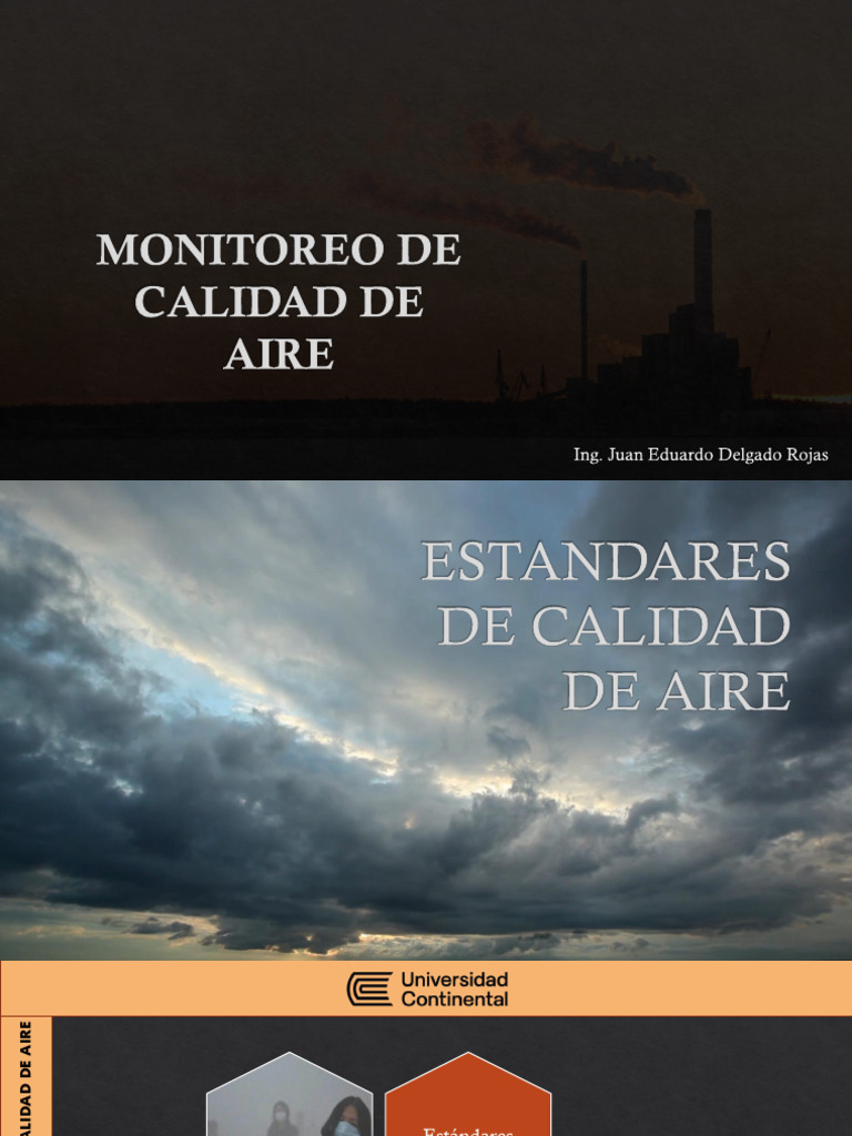 Monitoreo y Estándares de Calidad del Aire | PDF | Contaminación | La ...