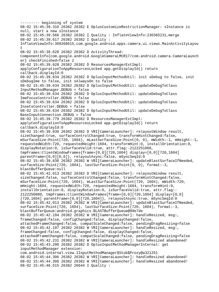 Log Cat 1754129791176 | PDF | System Software | Software