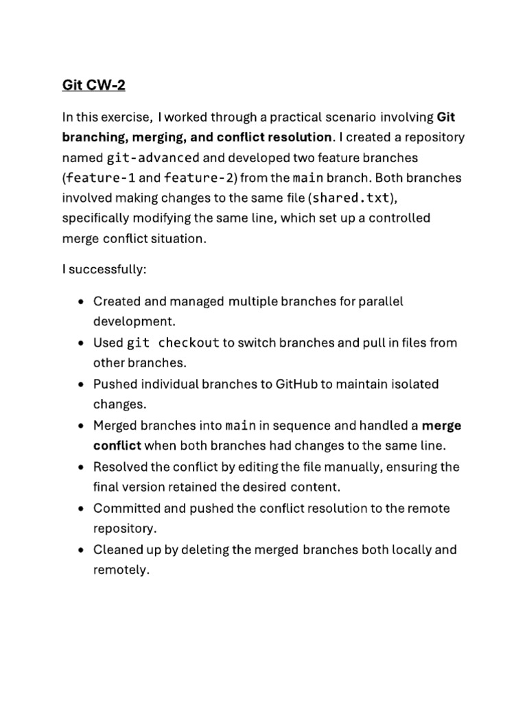 Git CW 2 | PDF