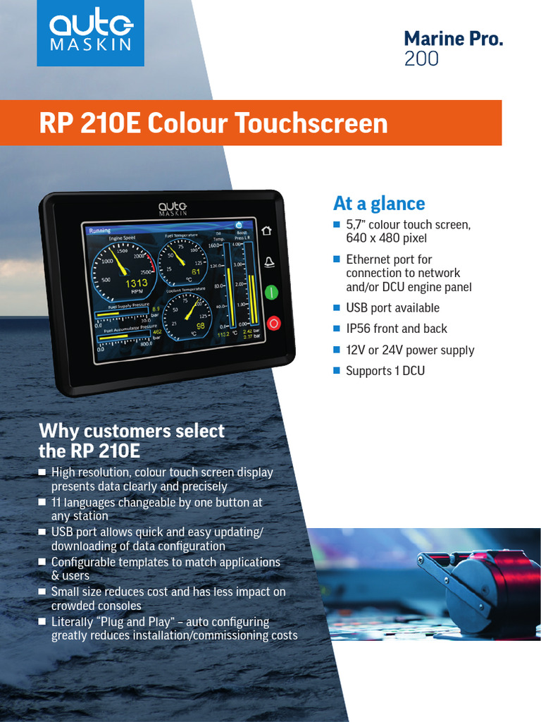 RP 210E Rev5 250603 175610 | PDF | Touchscreen | Usb