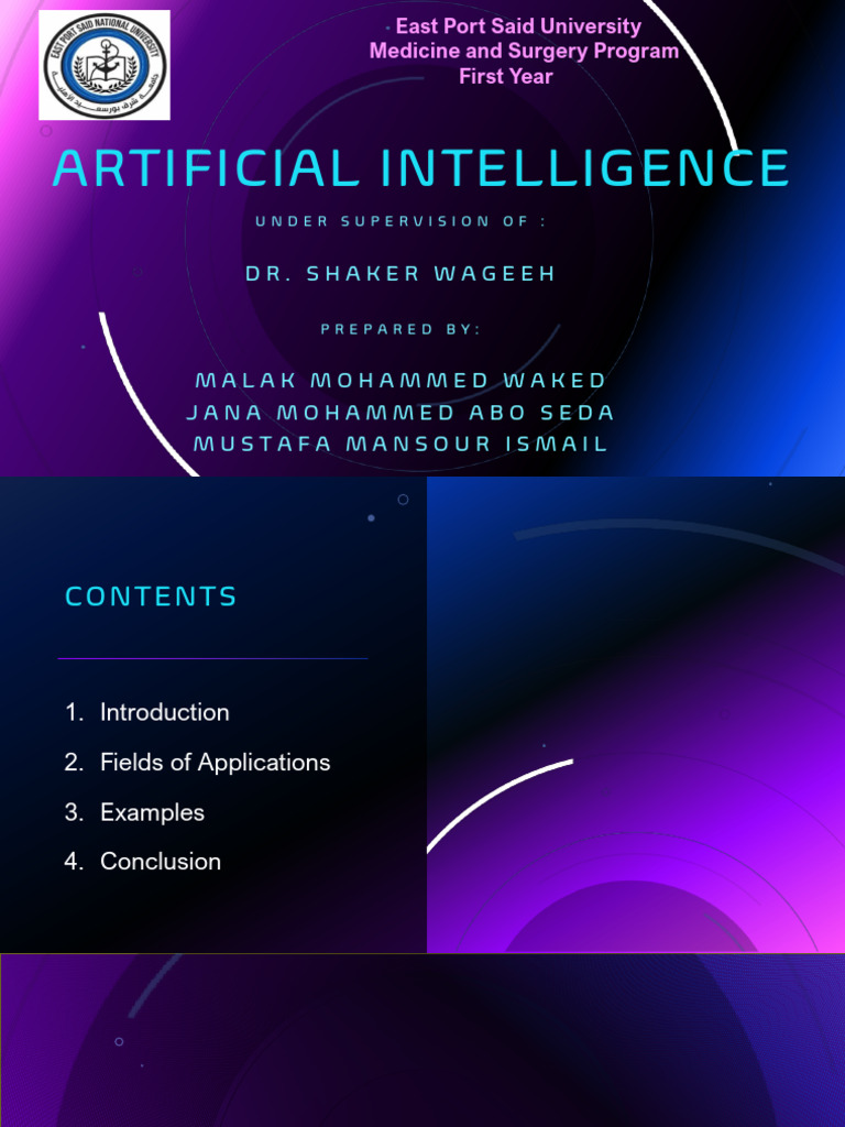 Overview of Artificial Intelligence Applications | PDF | Artificial ...