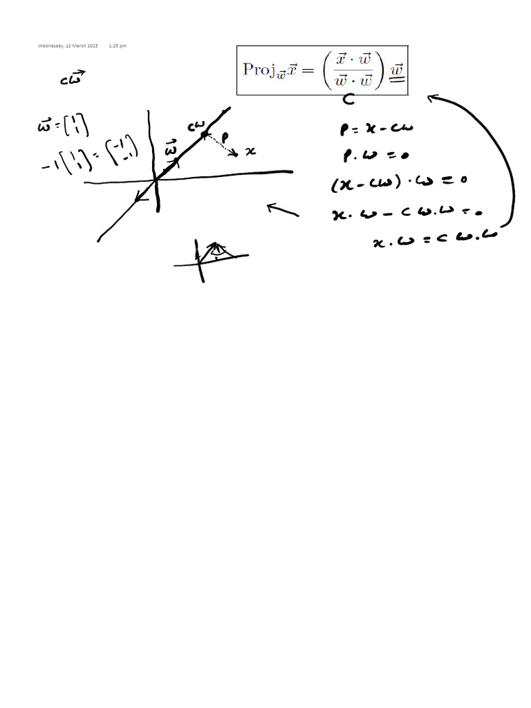 Lec 06 Projections | PDF