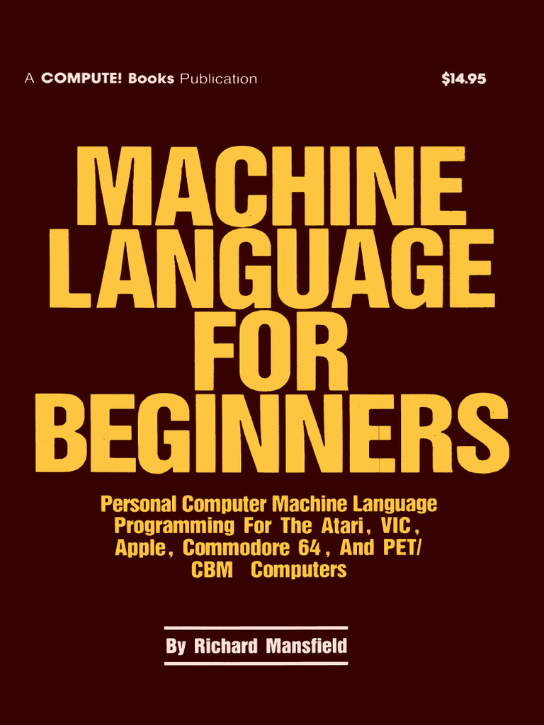 Machine Language for BASIC Programmers | PDF | Basic | Computer Program