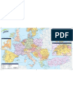 Interrail Railway Map Europe 2010