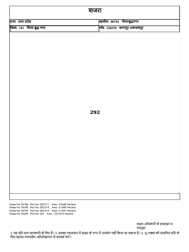 Plot No 292 | PDF