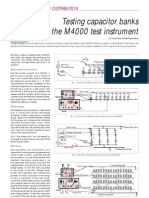 Testing Capacitor Banks Using The M4000 Test Instrument: Transmission and Distribution