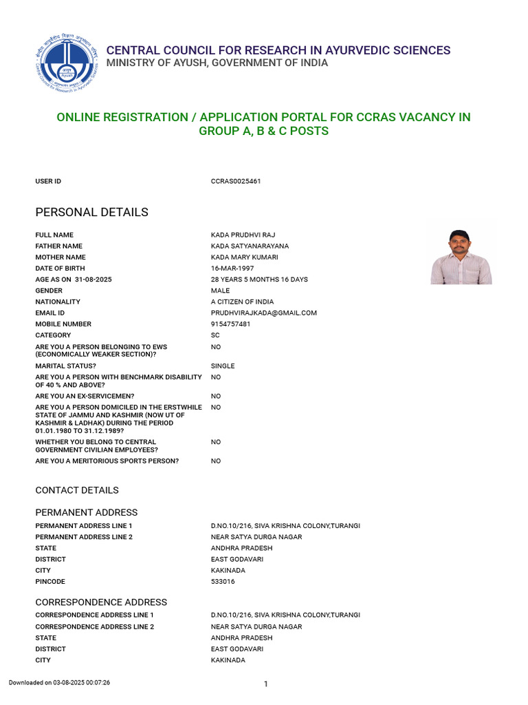 CCR As 002546121 | PDF