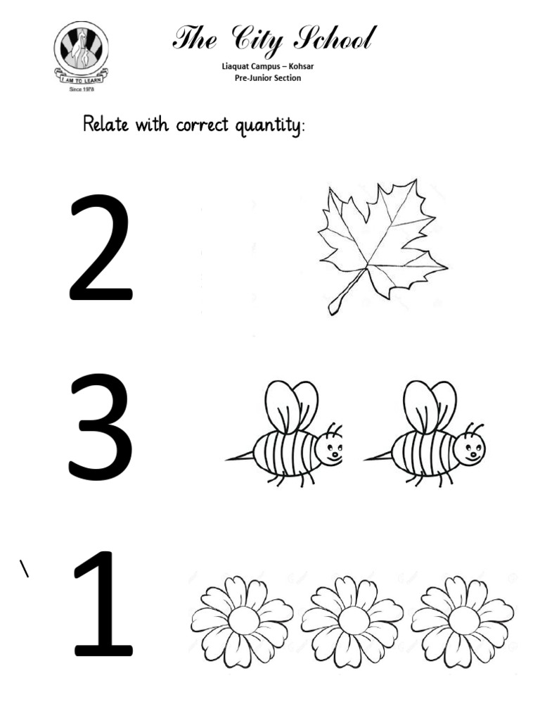 Releate With Correct Quantity | PDF