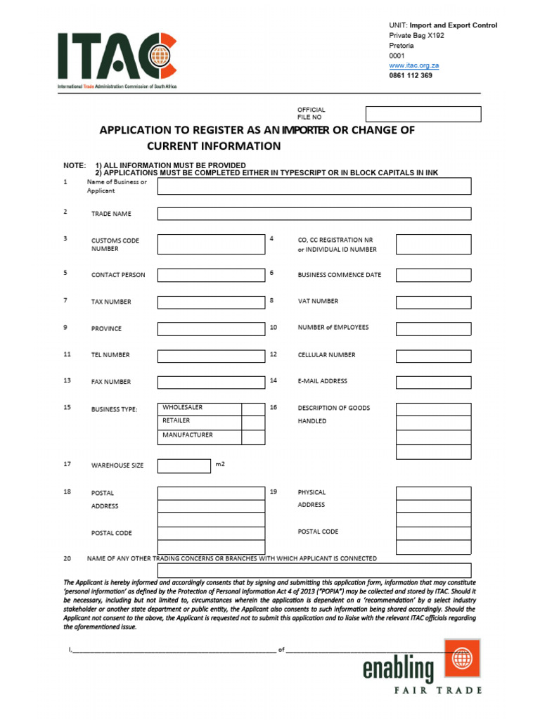 Picture of ITAC Export Permit Application Guide | PDF