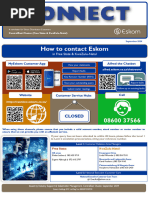 Eskom Fault Reporting Guide for WC | PDF | Call Centre | Computing