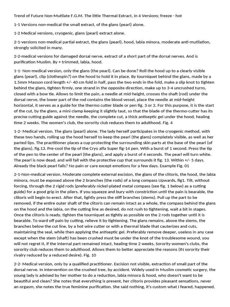 Non-Mutilative FGM Alternatives Explained | PDF | Clitoris | Labia