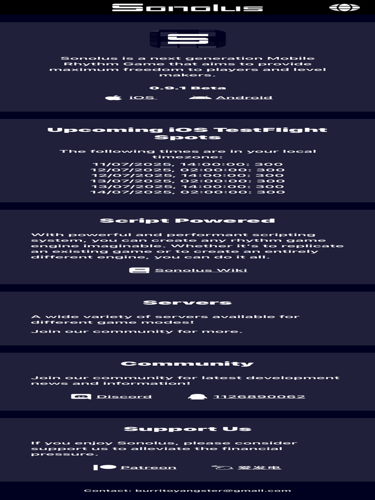 Sonolus - Next Generation Rhythm Game | PDF