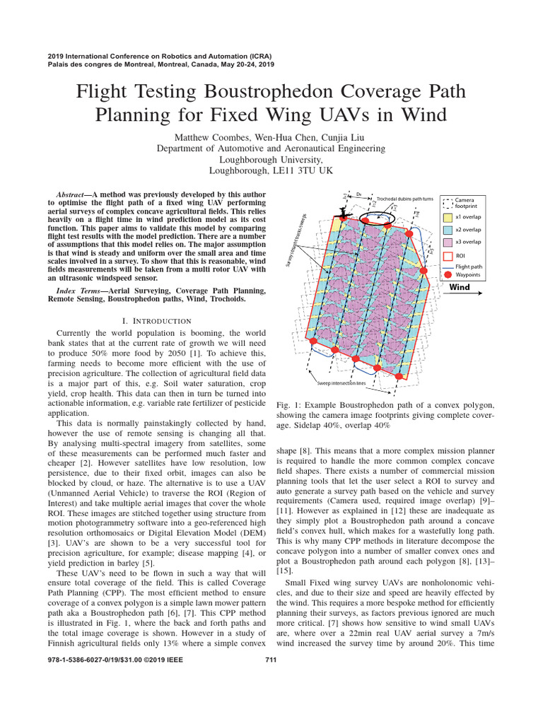 Optimizing Fixed Wing UAV Flight Paths | PDF | Unmanned Aerial Vehicle ...