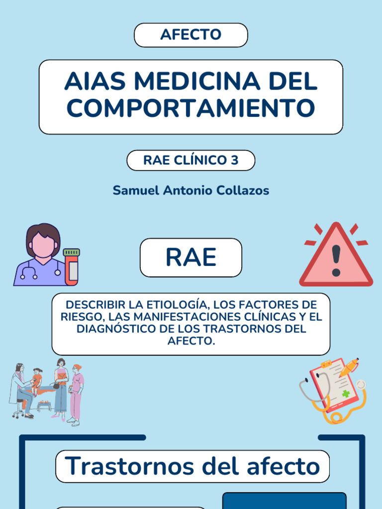 Trastornos del Afecto: Etiología y Diagnóstico | PDF | Manía ...