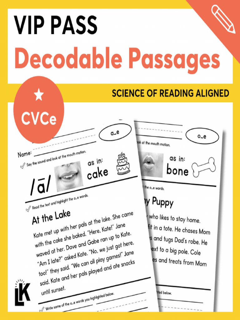 CVC Decodable Passages Overview | PDF