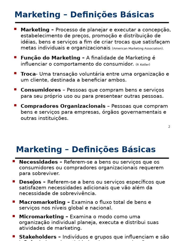 Plano de Marketing - PARTE I | PDF | Marketing | Marca