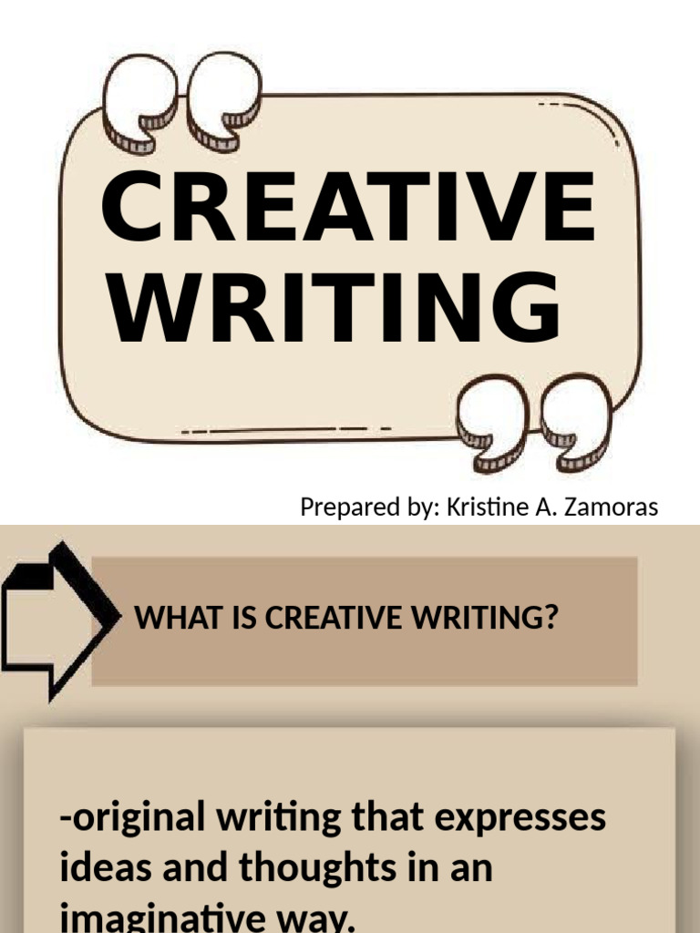 Understanding Creative Writing Techniques | PDF | Abstract (Summary ...