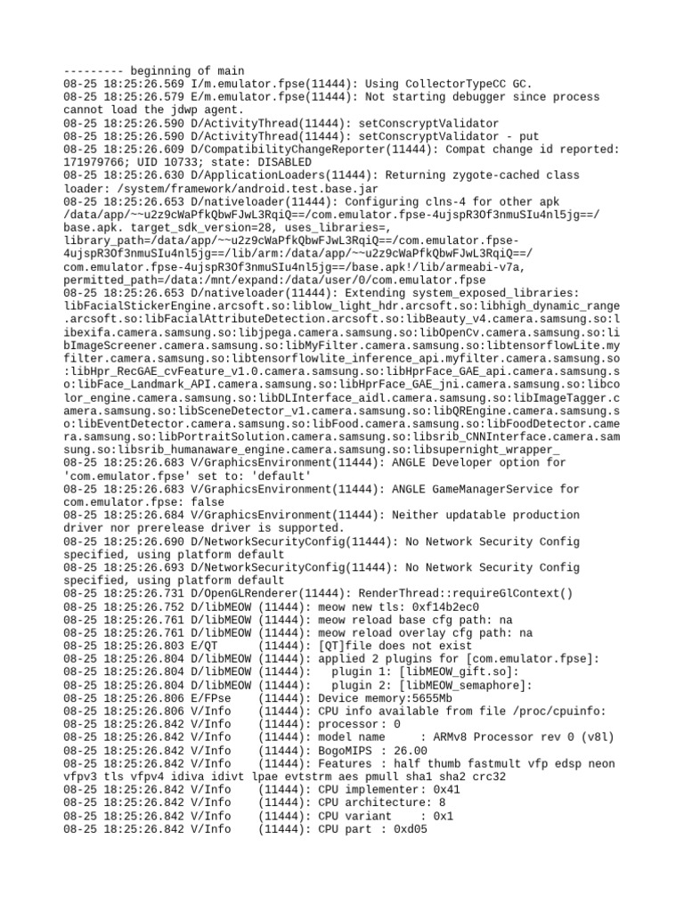 Fpsecrashlog | PDF | Computer Science | Software